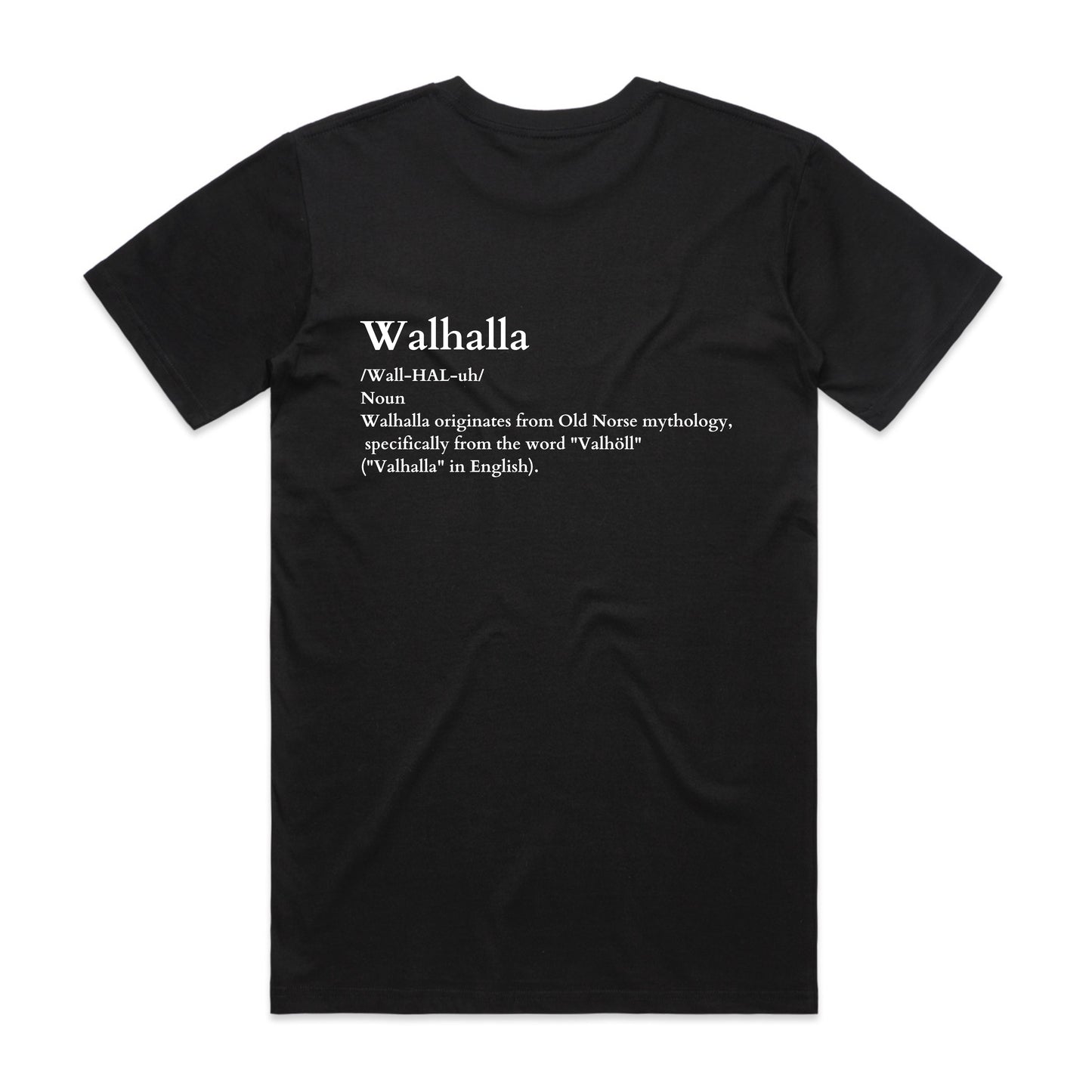 Walhalla Meaning Oversize Unisex Tee