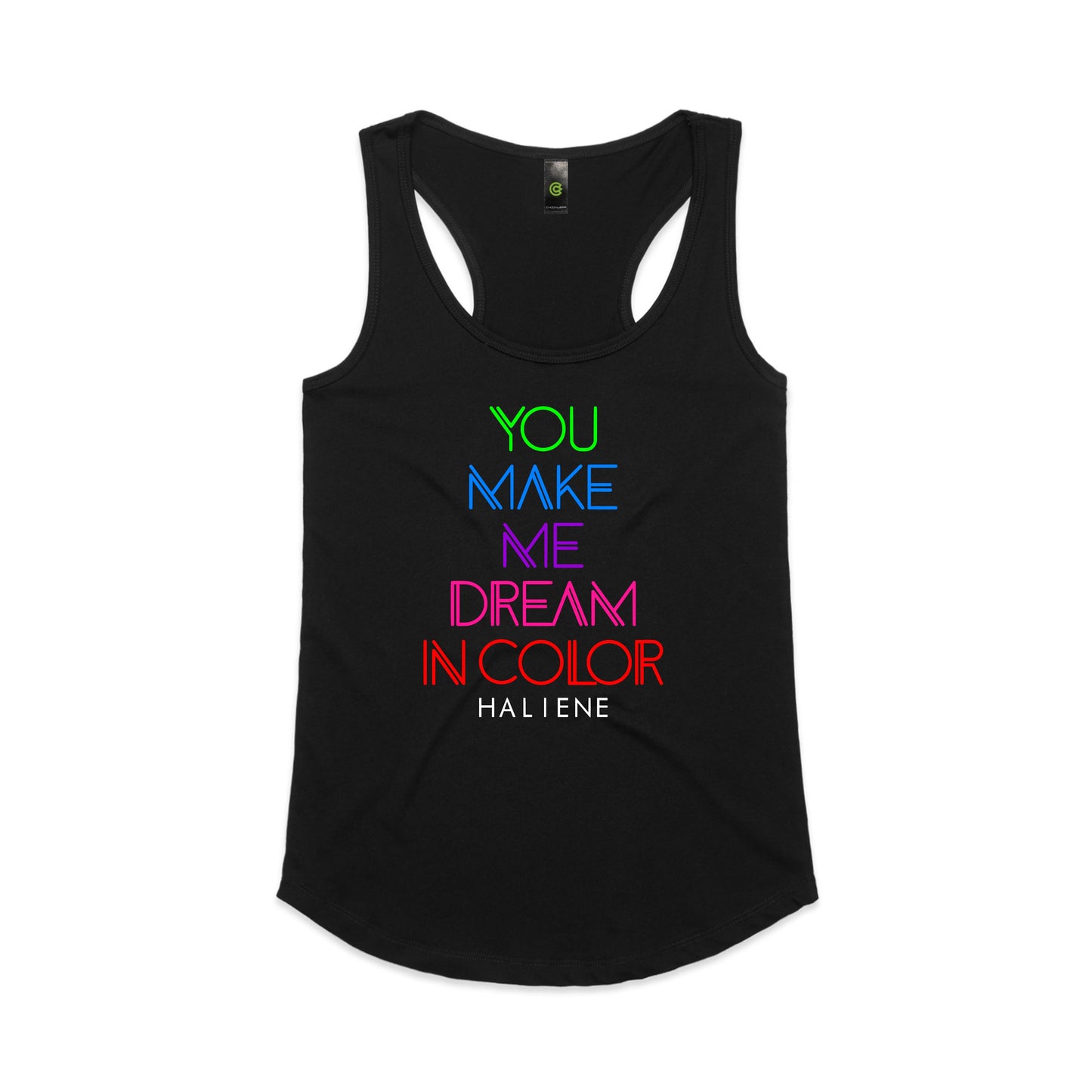 DREAM IN COLOR Women's Racerback