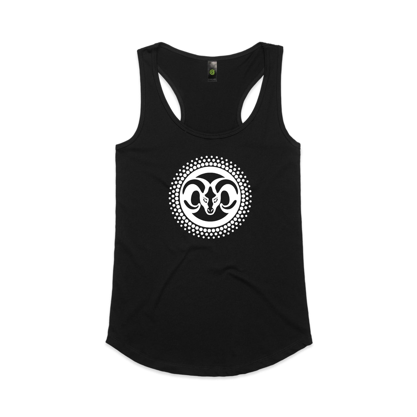 RAM Dots Women's Racerback