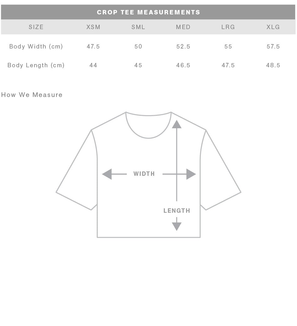 Trance Because Moist. Crop Tee