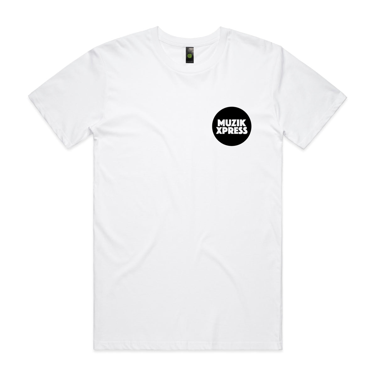 MUZIKXPRESS Unisex Tee - WHITE