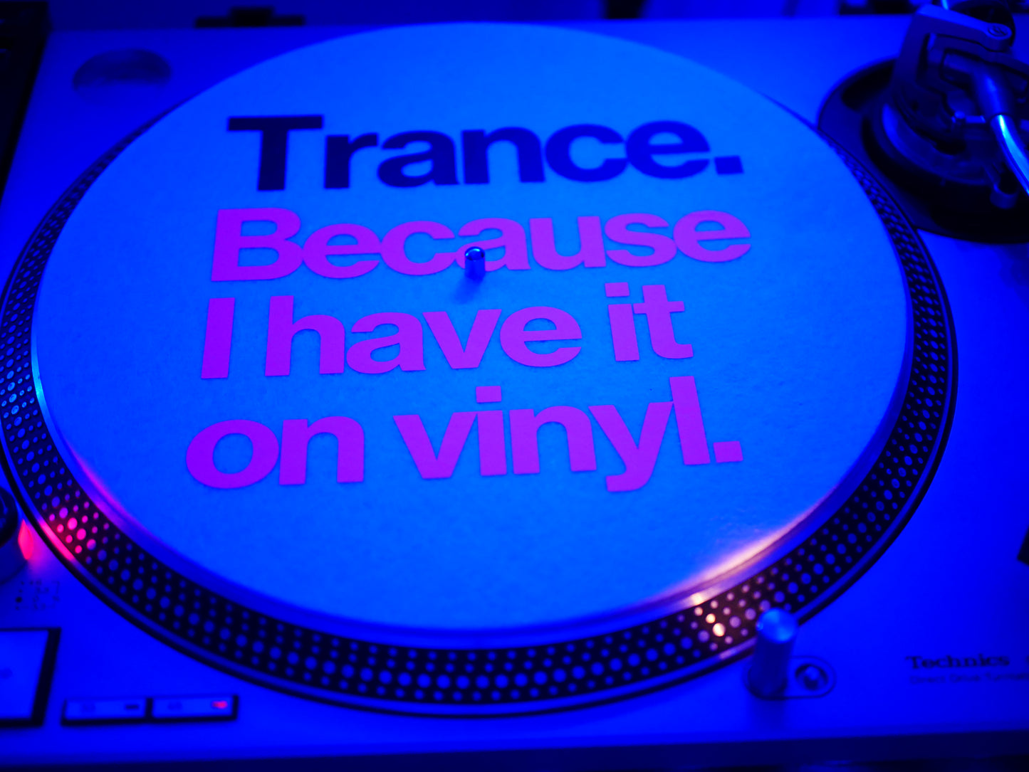 Trance. Because Vinyl Slip Mat 2 Pack
