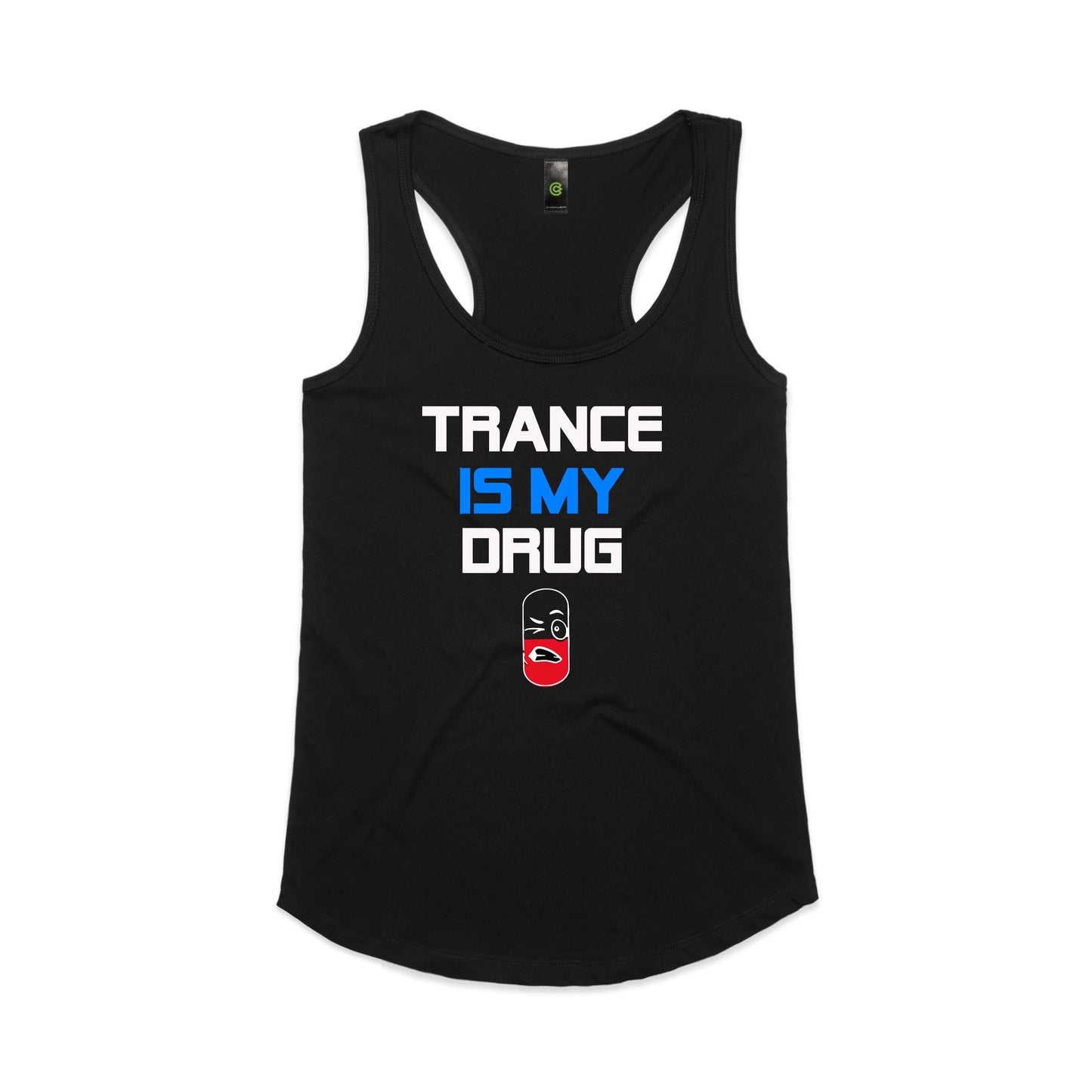 Trance Is My Drug Women's Racerback